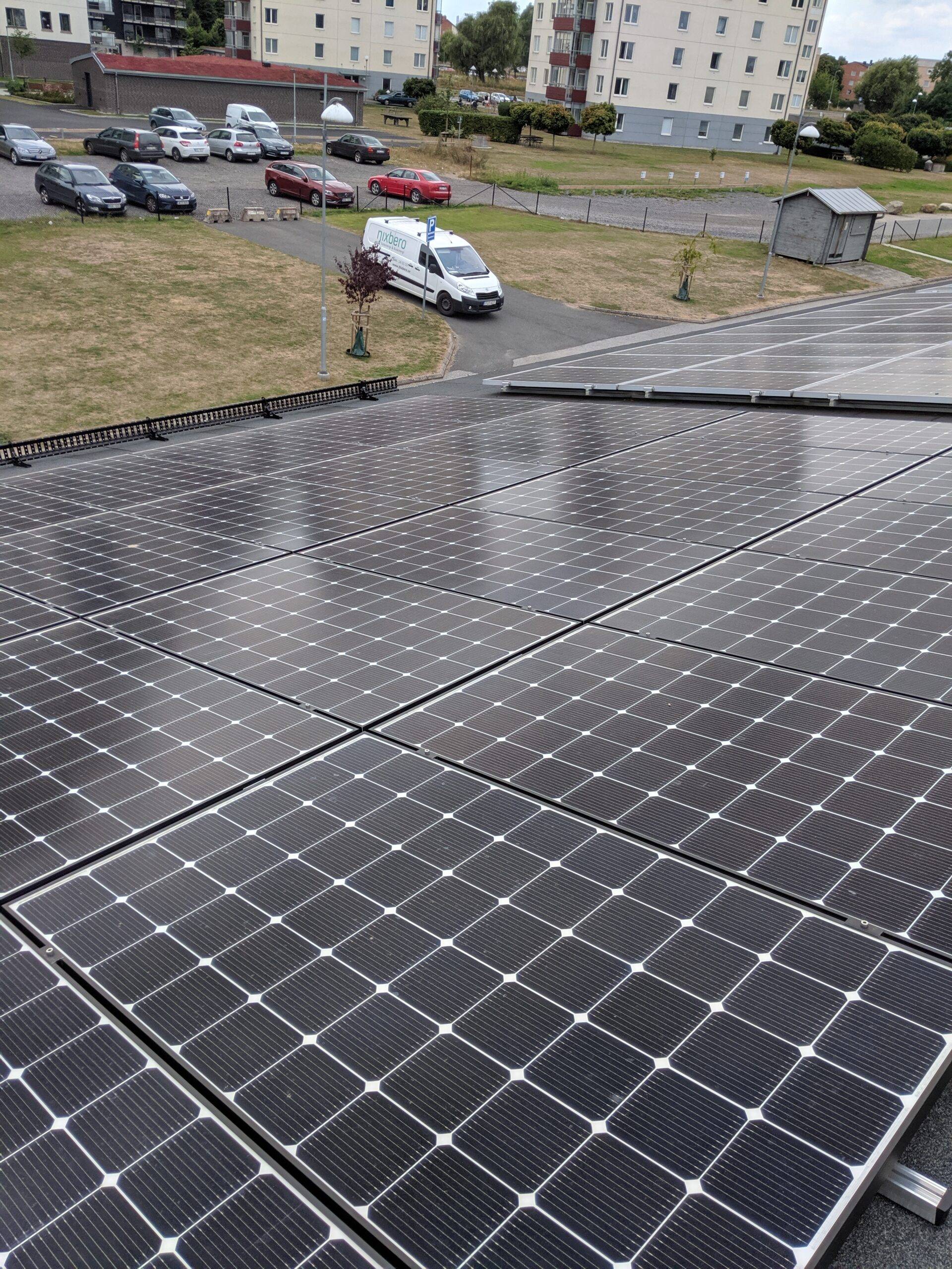 Installation av solcellsanläggning till Kristianstads 