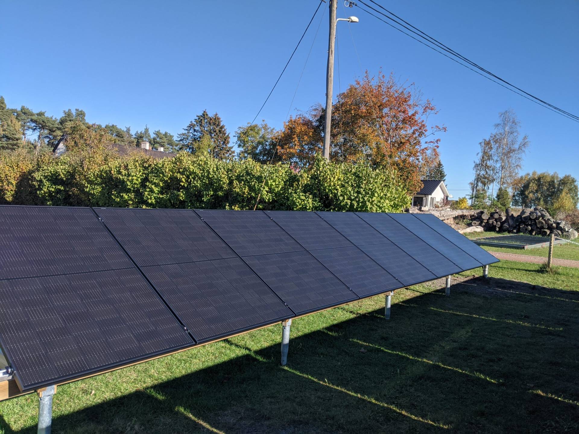 Markanläggning solceller