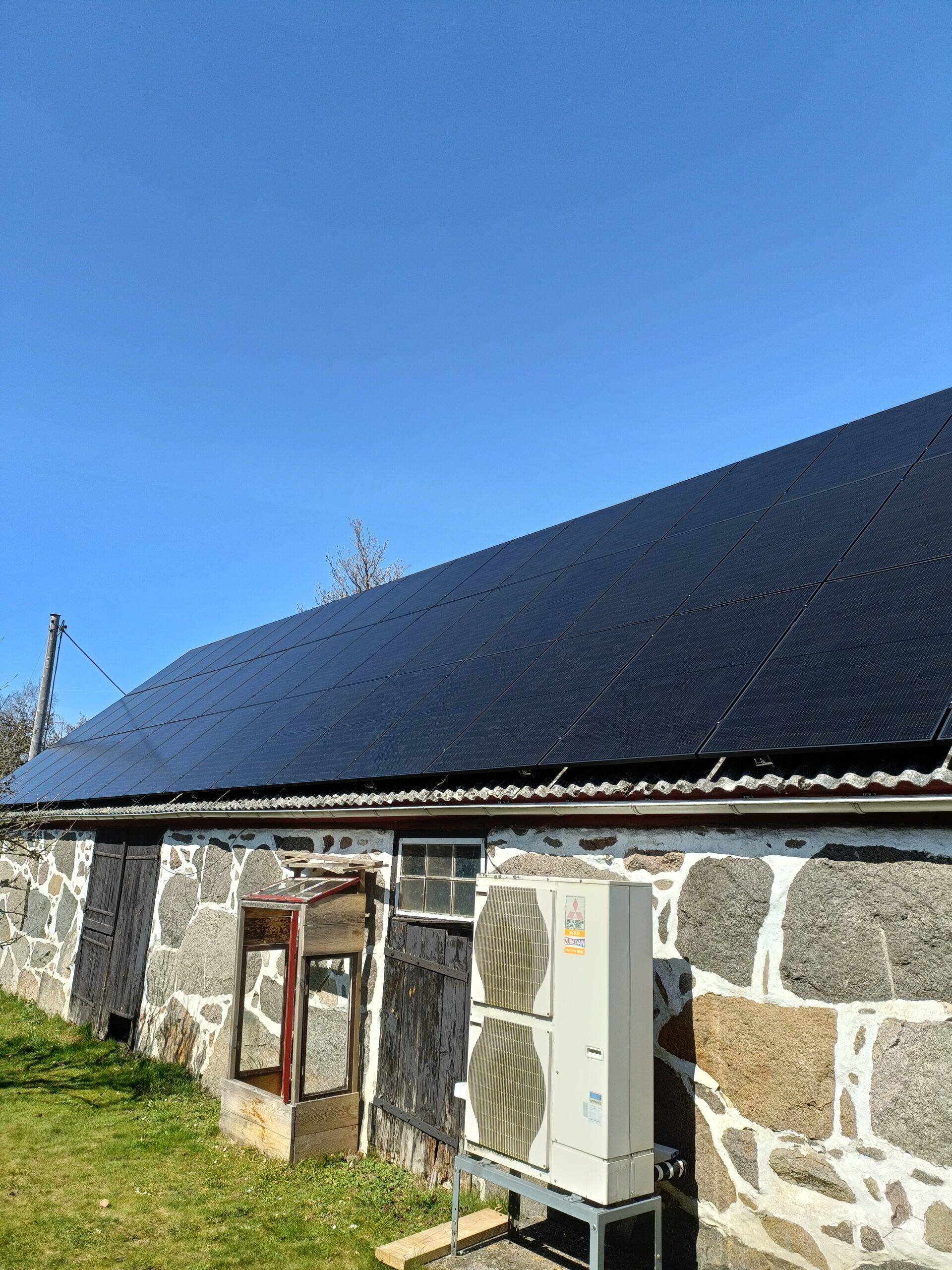 solceller lantbruksbyggnad